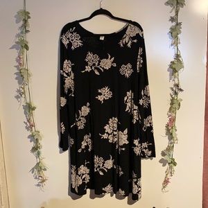 Long Sleeve Floral Dress